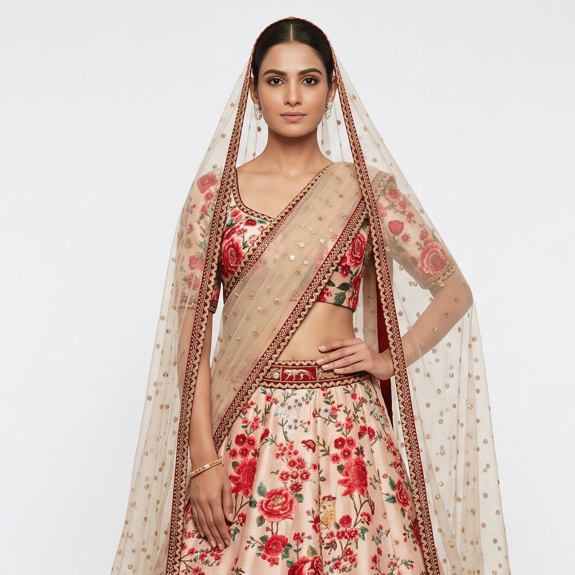 Sabyasachi Floral Bridal Lehenga