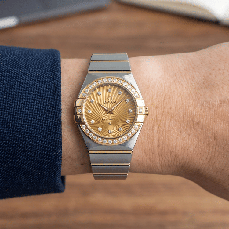 Omega Constellation 24 MM Steel and Yellow Gold Quartz-Hover-Image