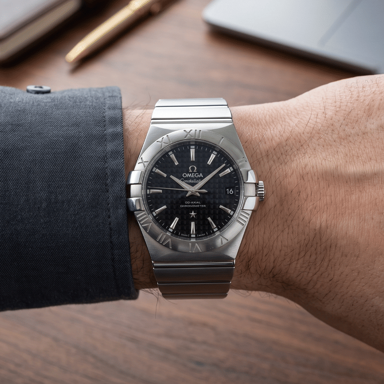 Omega Constellation Co-axial Chronometer 35 MM Steel Automatic-Hover-Image