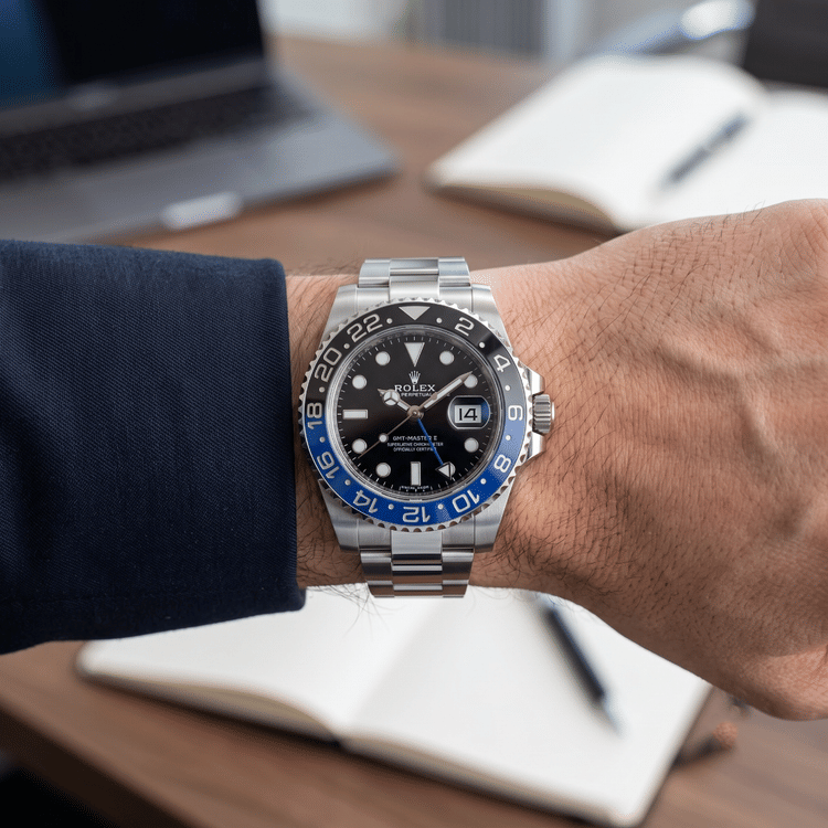Rolex GMT-Master II 40 MM Steel Automatic Watch-Hover-Image