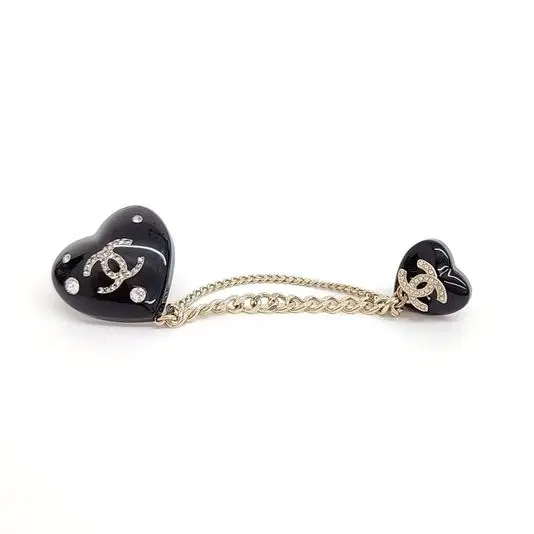 Chanel heart brooch