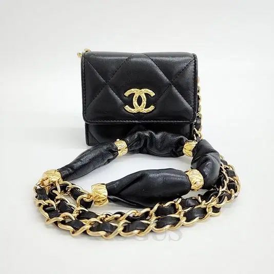 Chanel Lambskin Mini Chain Card Holder