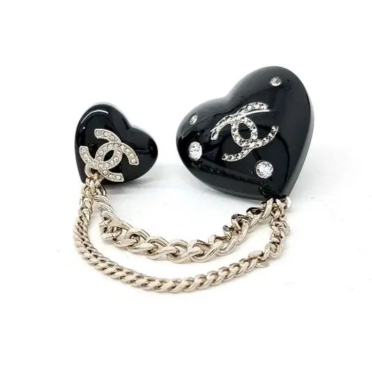 Chanel heart chain brooch-Hover-Image