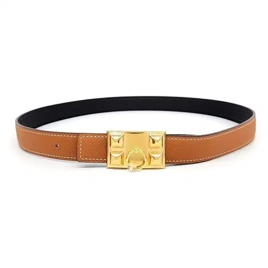 Hermes Collier de Cien Reversible Belt (D)