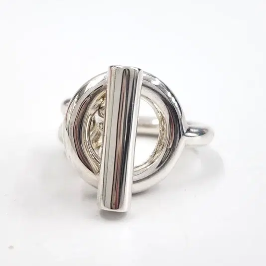 Hermes Silver Croisette Ring