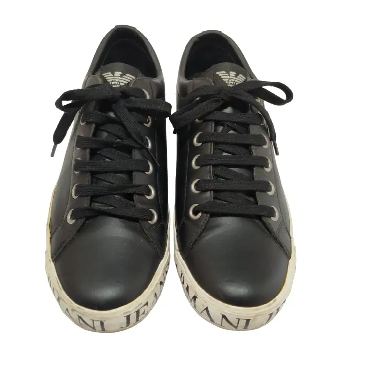 Size US 9.5 - Armani Black Print Sneakers-Hover-Image