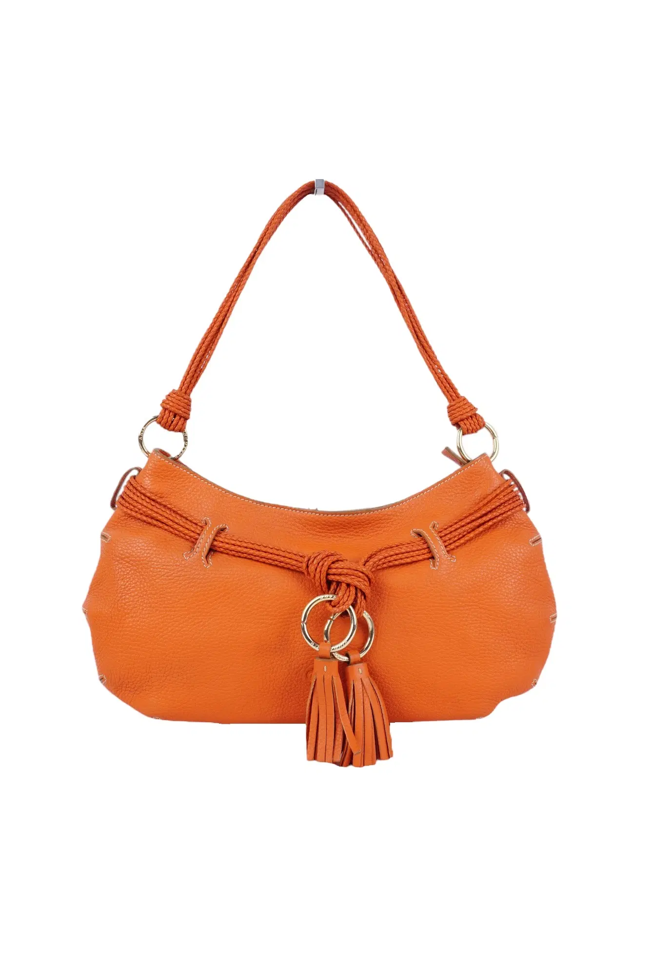 Anya Hindmarch Knot Leather Shoulder Bag
