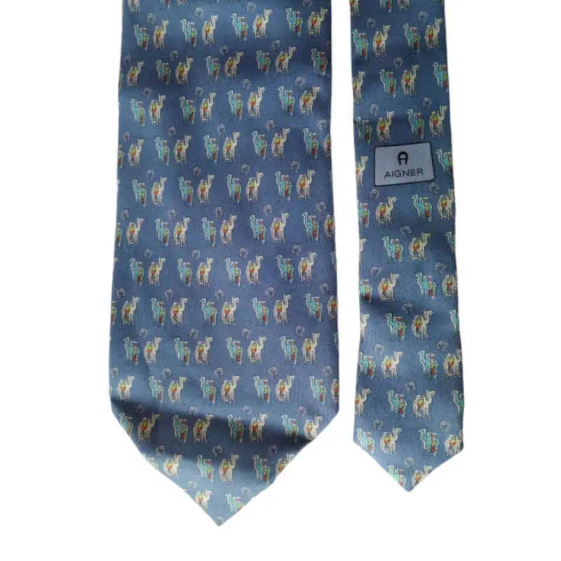 Aigner Camel Print Tie