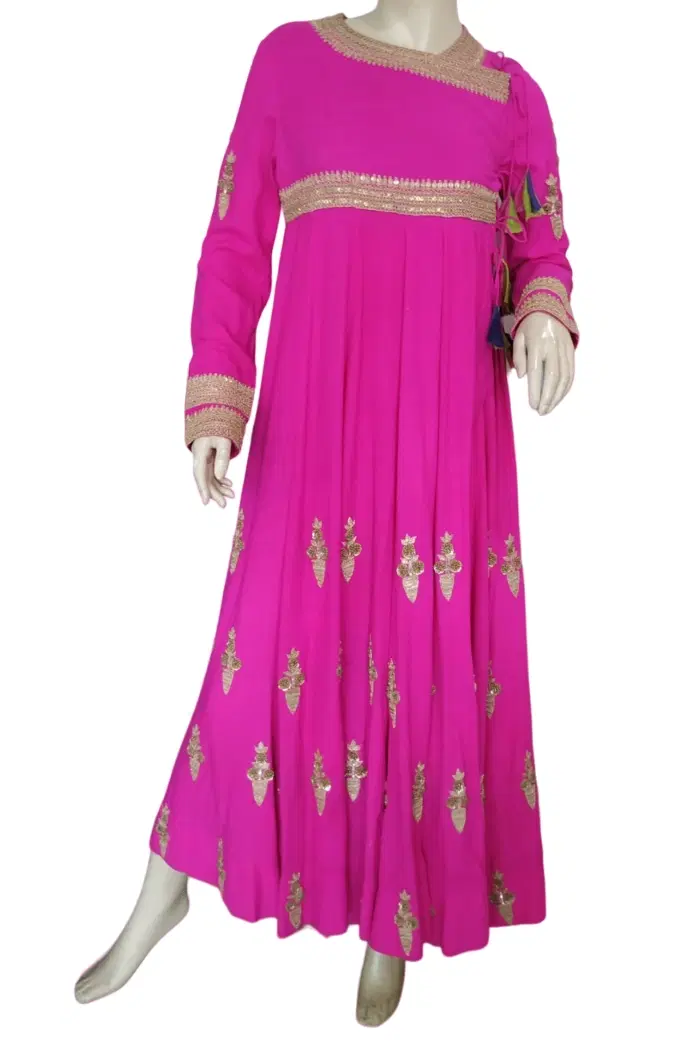 Anamika Khanna Dark Pink Dress