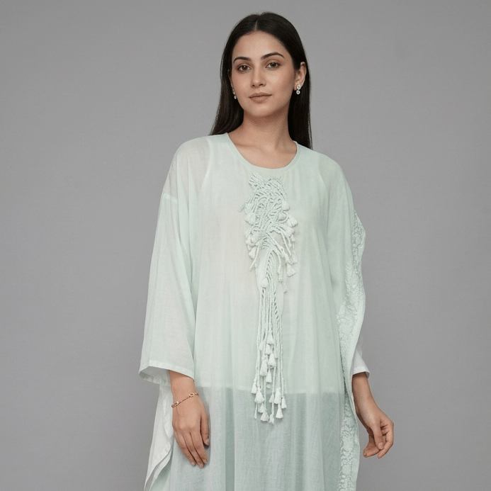 Anamika Khanna White Kaftan Kurta, 