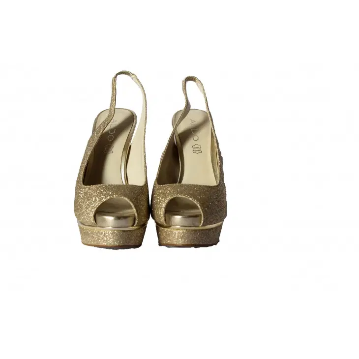 Aldo Glitter Sling Back Pumps-Hover-Image