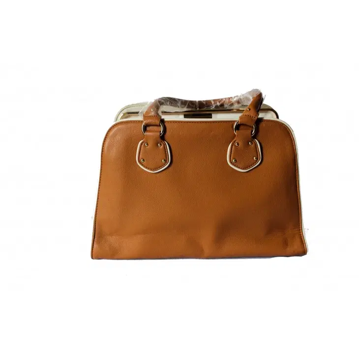Aldo Tan and White Galambos Handbag-Hover-Image