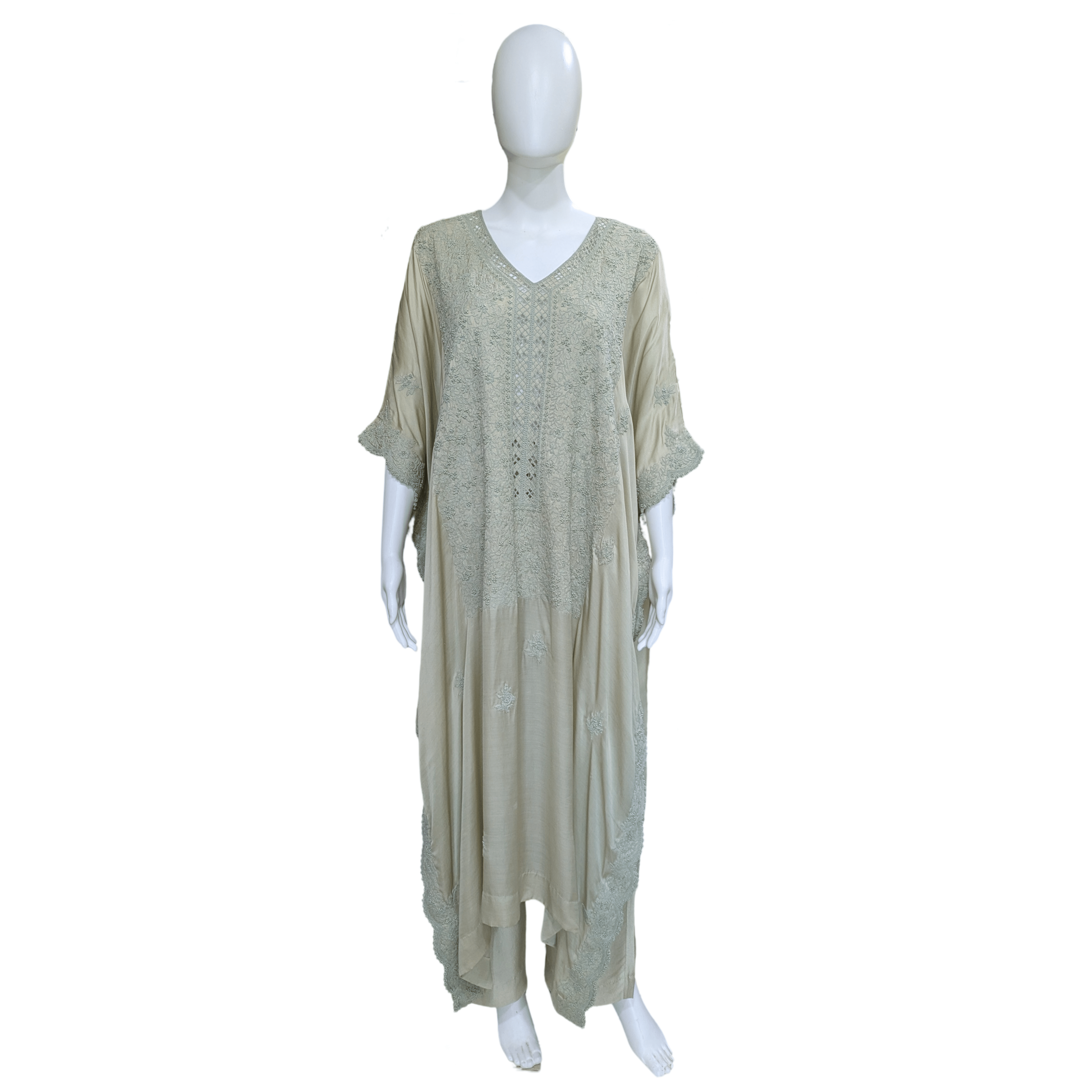 Anamika Khanna Silk Kaftan Set