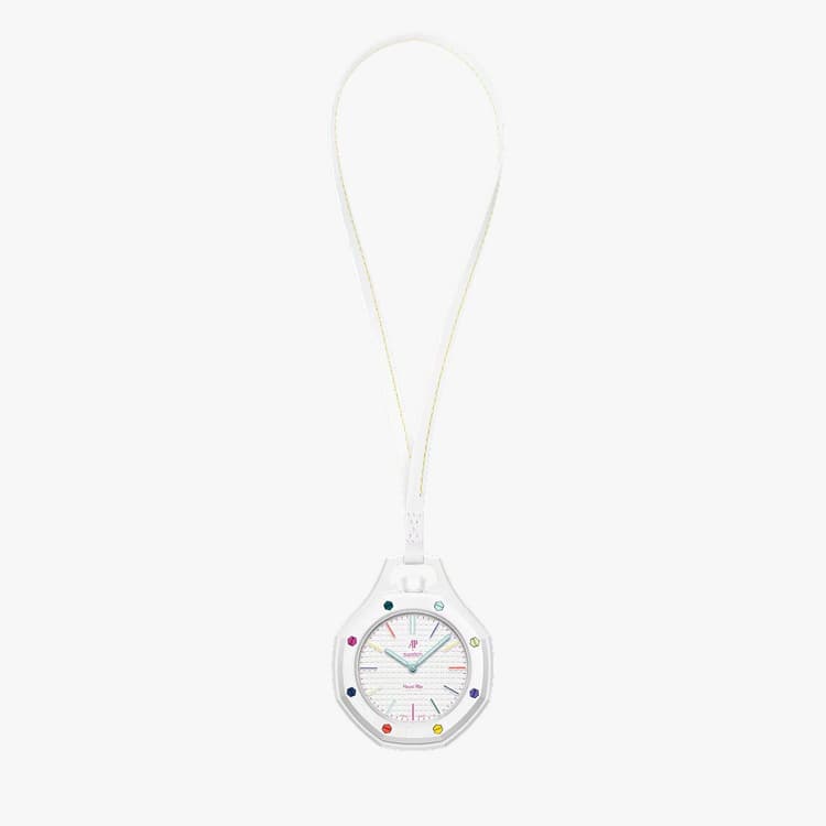 Audemars Piguet x Swatch Bioceramic Royal Pop Collection Pocket Watches HUIT BLANC-Hover-Image