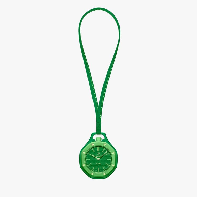 Audemars Piguet x Swatch Bioceramic Royal Pop Collection Pocket Watches GREEN EIGHT-Hover-Image