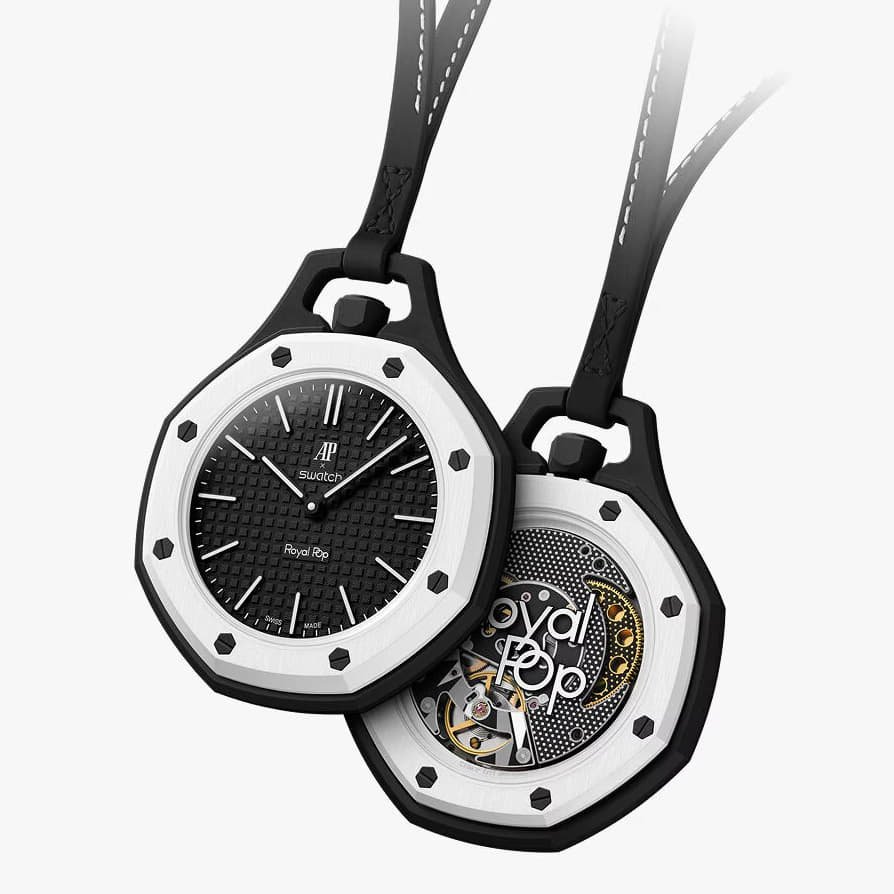 Audemars Piguet x Swatch Bioceramic Royal Pop Collection Pocket Watches OCHO NEGRO