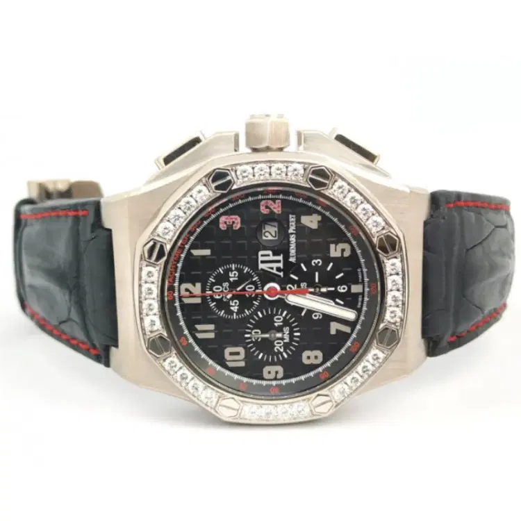 Royal Oak Offshore Shaquille O'Neal Limited Edition White Gold with Diamond Bezel-Hover-Image