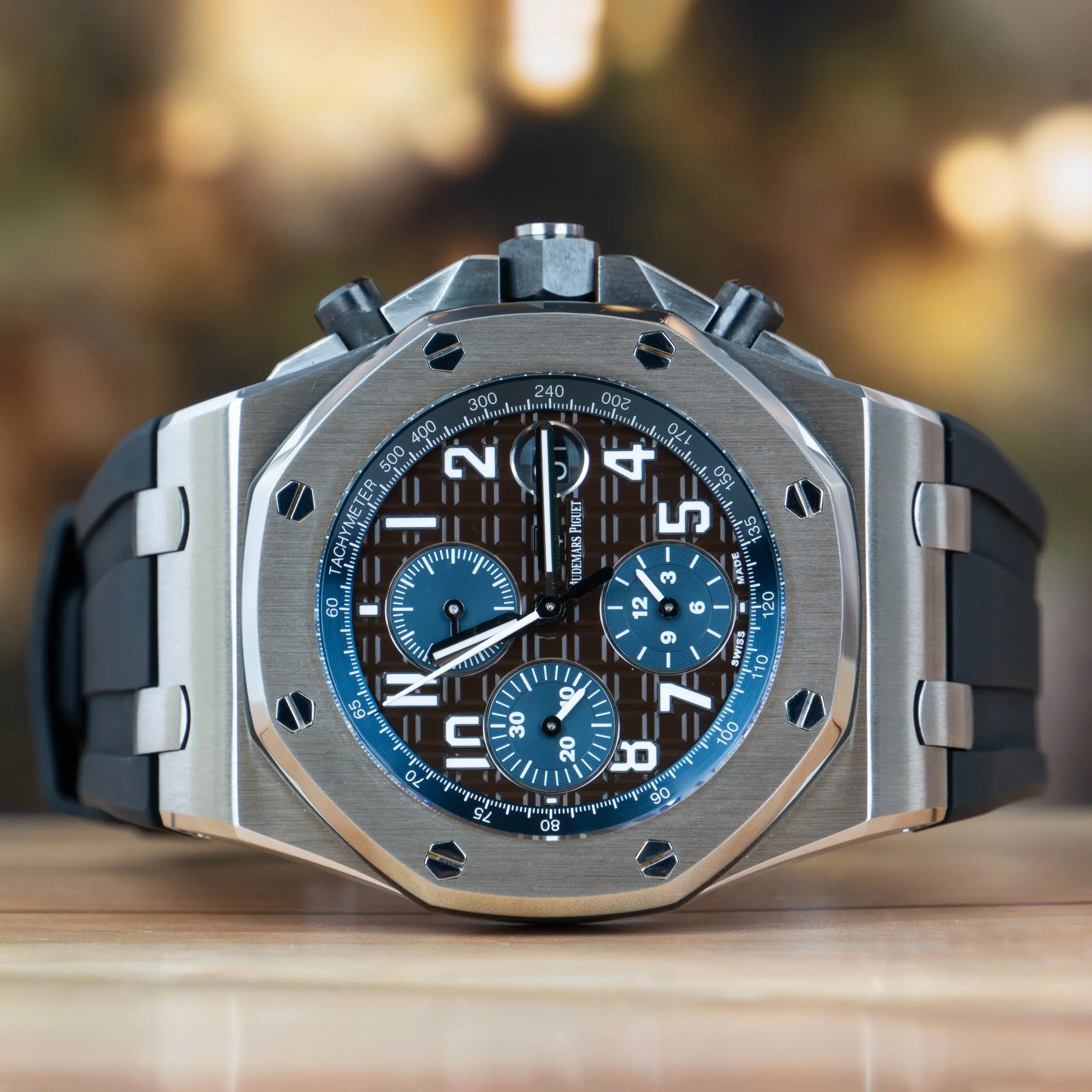 Audemars Piguet Havana 42MM Royal Oak Offshore Chronograph Brown Blue