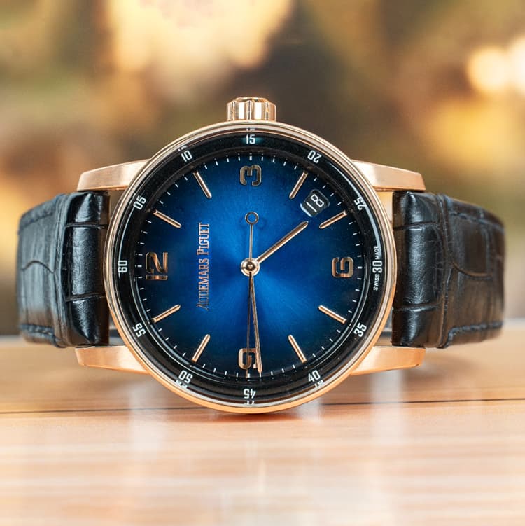 Audemars Piguet Code 11.59 Selfwinding Rose Gold Blue Dial-Hover-Image