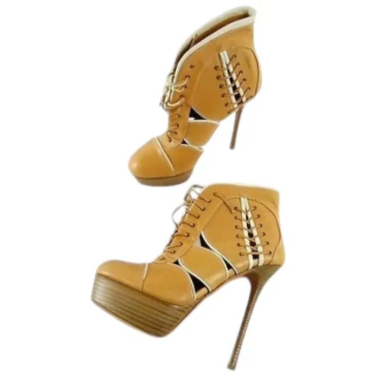 ALEXANDER MCQUEEN Plait detail high heel sandal-Hover-Image