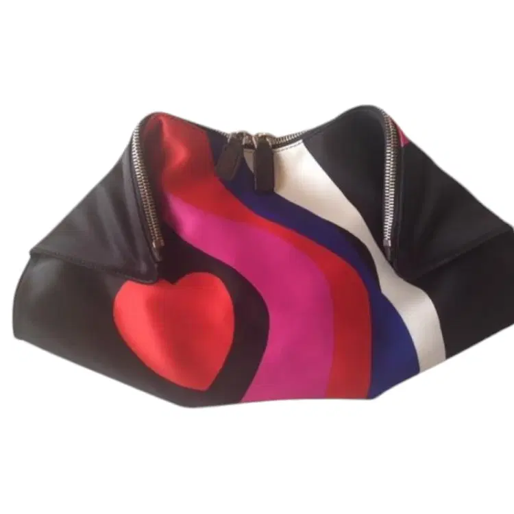 Alexander McQueen De Manta Floral Multi Color Silk Clutch-Hover-Image