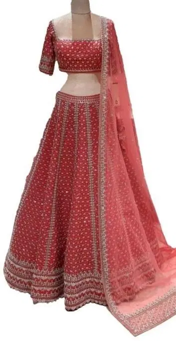 Anushree Reddy Red Lehenga