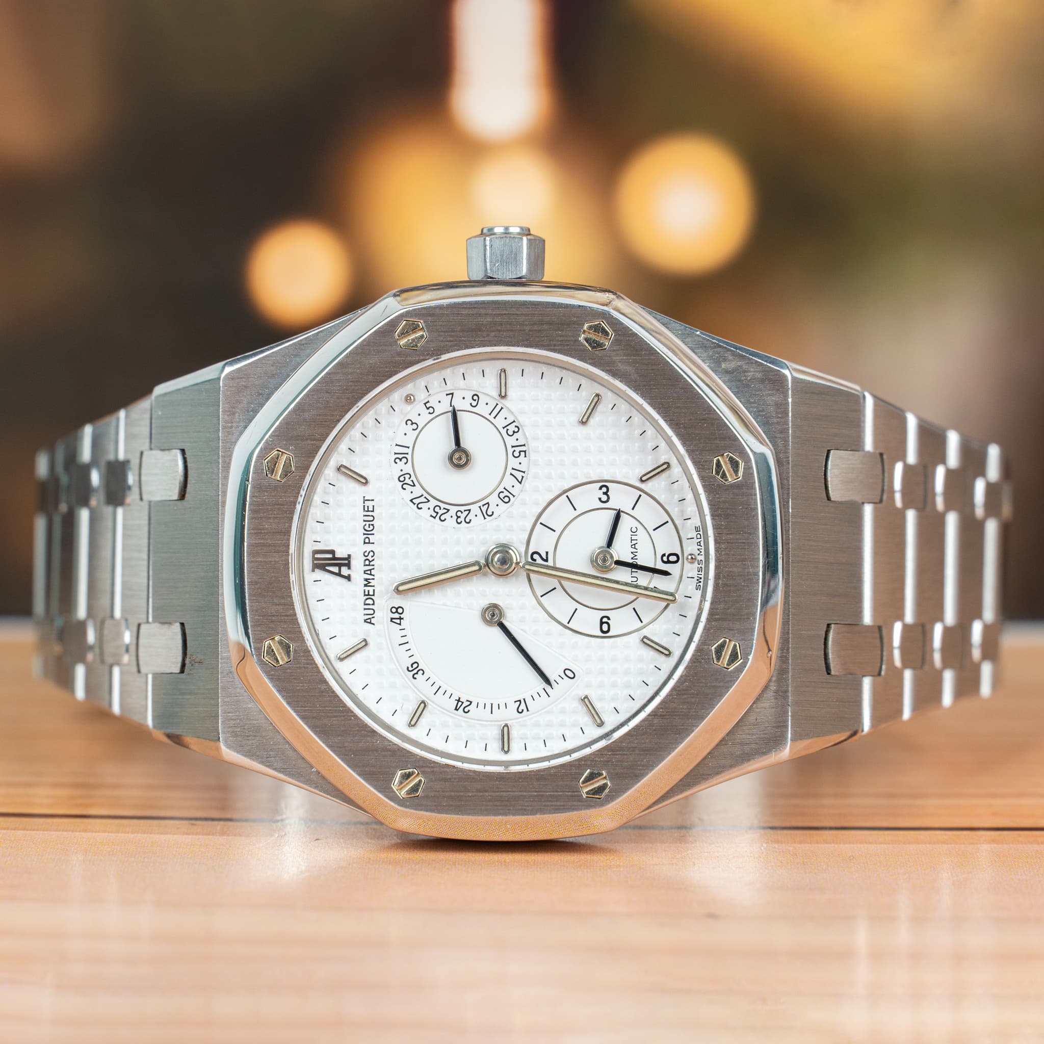 Audemars Piguet Royal Oak Dual Time 36 MM Steel Self Winding Full Set