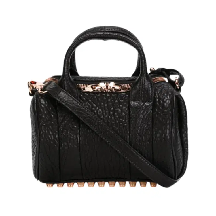 Alexander Wang Mini Rockie, Black & Rose Gold-Hover-Image