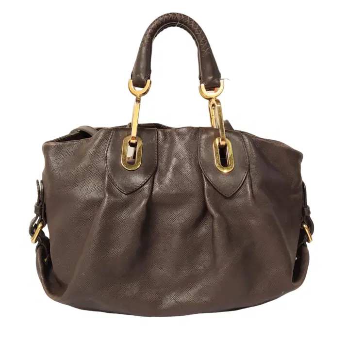 Bally Brown Leather Vintage Bag-Hover-Image