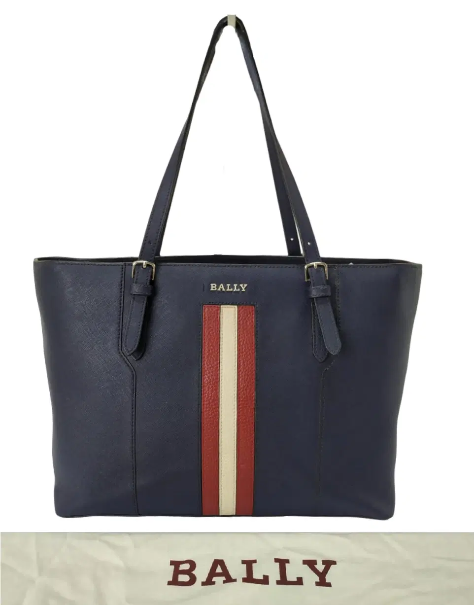 Bally Supra Central Stripe Tote