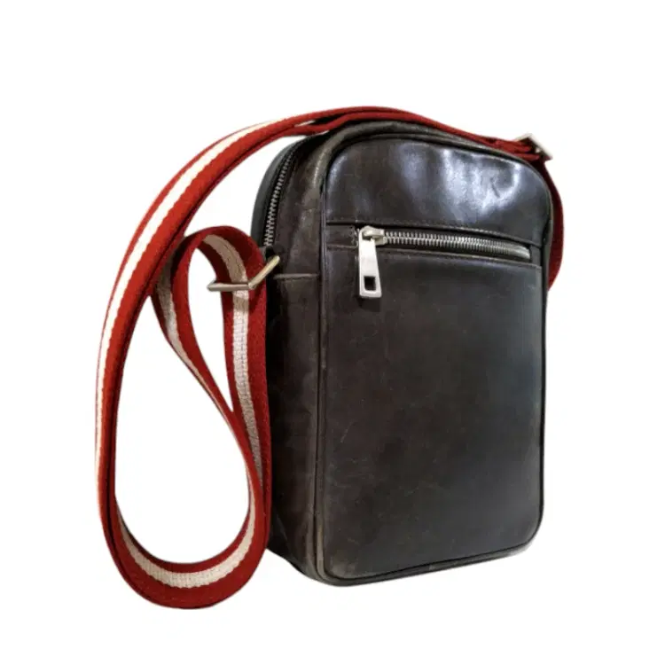 Bally Brown Messenger Bag-Hover-Image