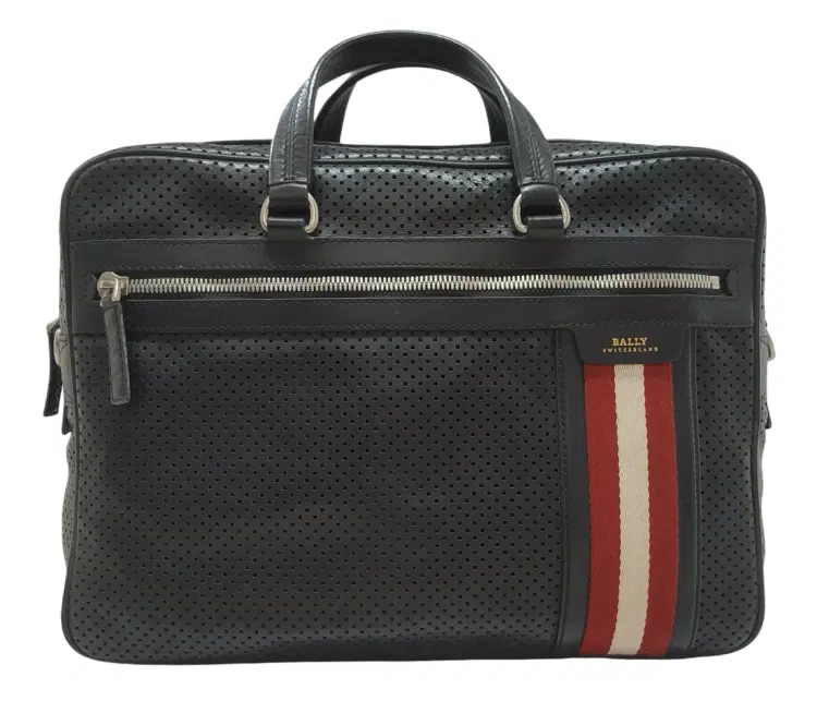 Bally Perforated Leather Bag-Hover-Image