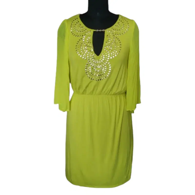 BEBE Neon Lime Green Top