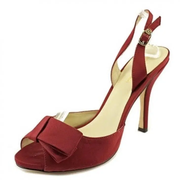 BCBG Max Azria Anais Round Toe Canvas Slingback Heel