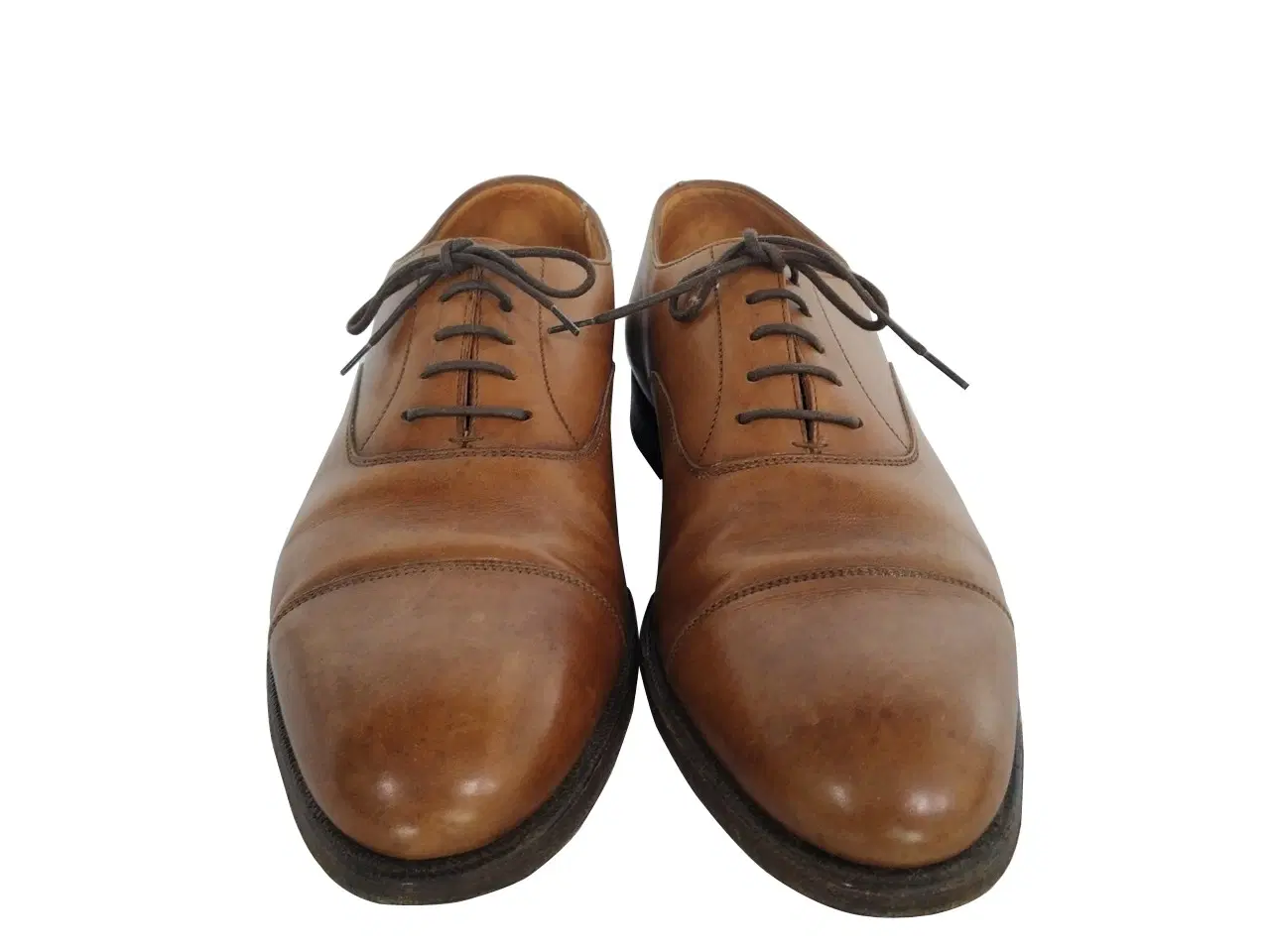 Crockett & Jones Whitehall Handgrade Tan Oxford shoes