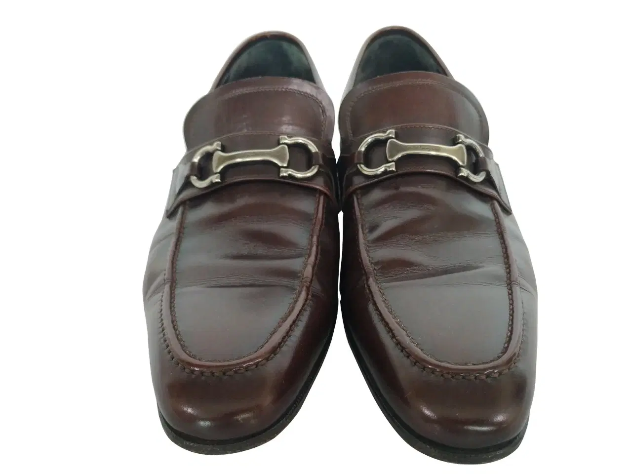 Salvatore Ferragamo Brown Leather Bit Loafer