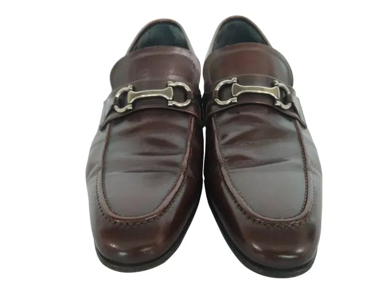 Salvatore Ferragamo Brown Leather Bit Loafer-Hover-Image
