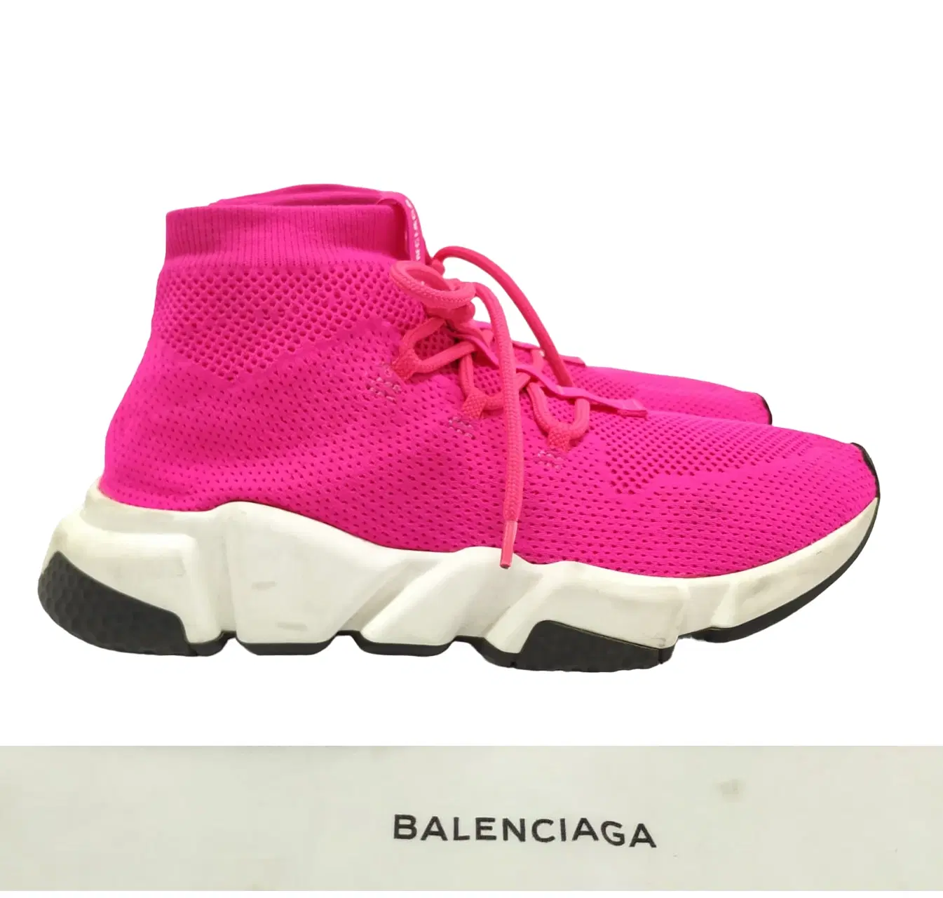 Size 38 - Balenciaga Speed Lace Up Knit Trainer