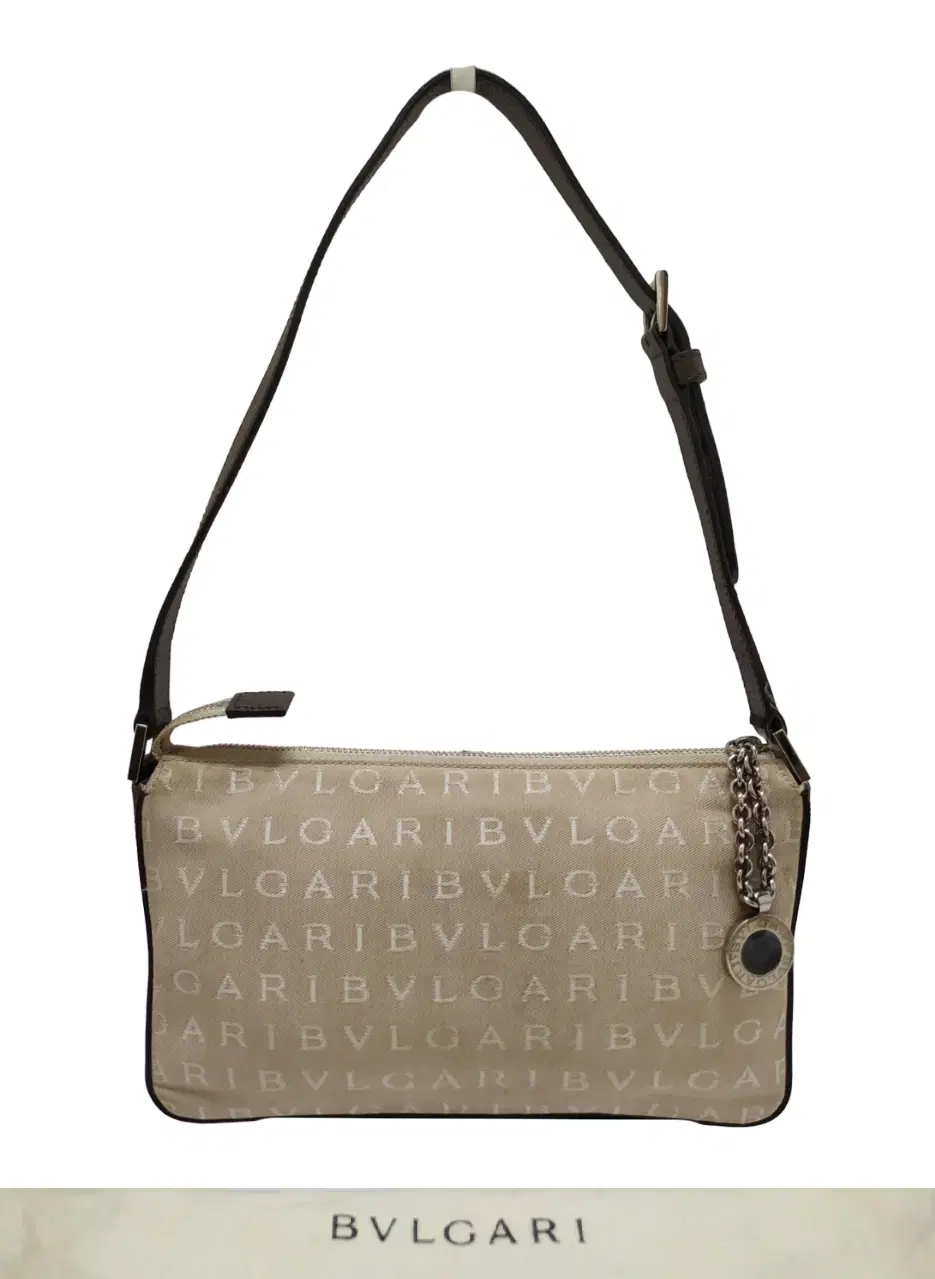 Bvlgari Monogram Canvas Pochette Bag