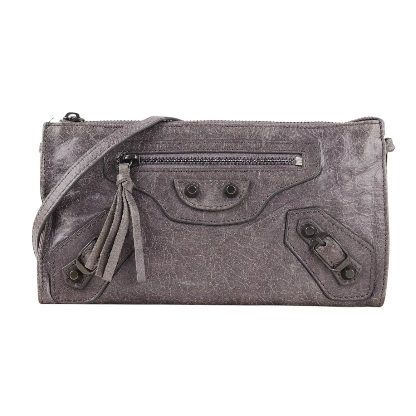 Balenciaga Agneau Ticket Shoulder Bag Papyrus