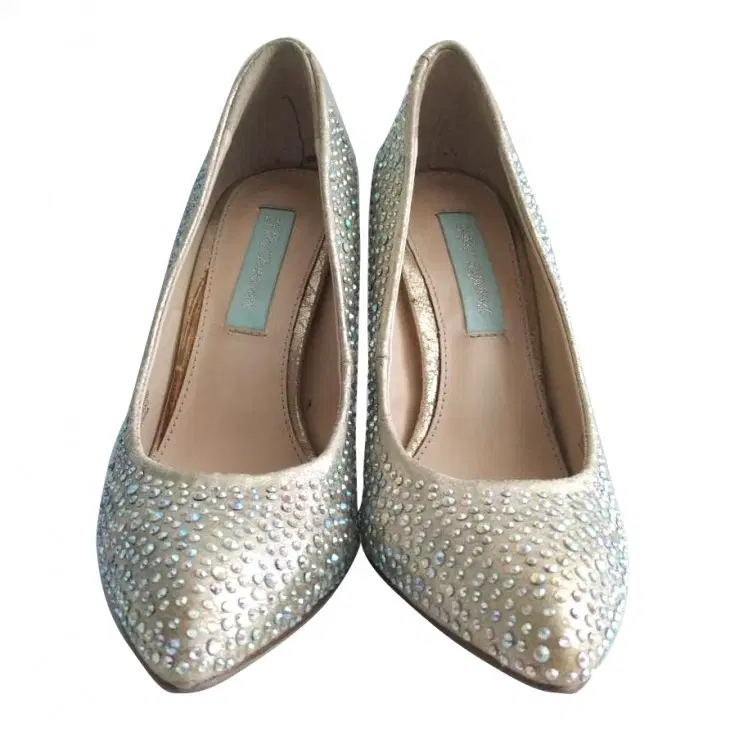 Betsey Johnson Studded Shiny Pumps-Hover-Image