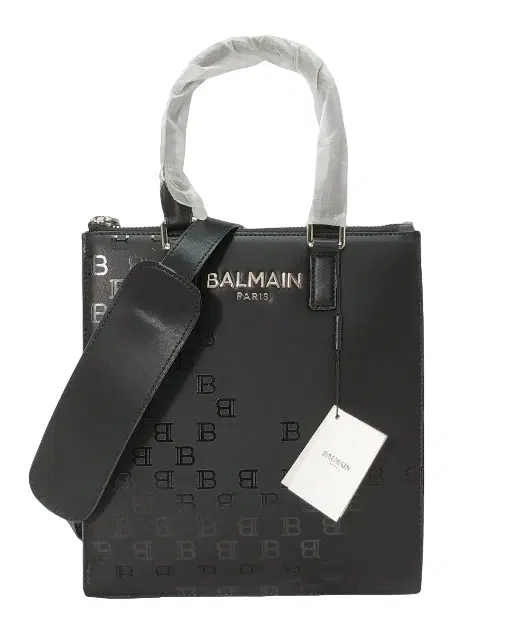 Balmain Paris Black Logo Tote