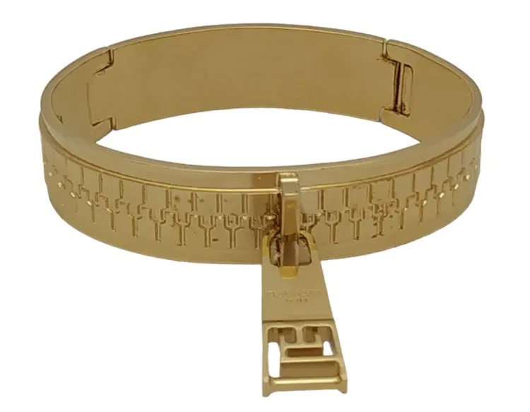 Balmain Padlock Detail Cuff Bracelet-Hover-Image