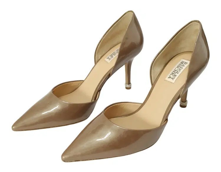 Size 9 - Badgley Mischka Naya D'Orsay Chocolate Brown Pump - 9-Hover-Image