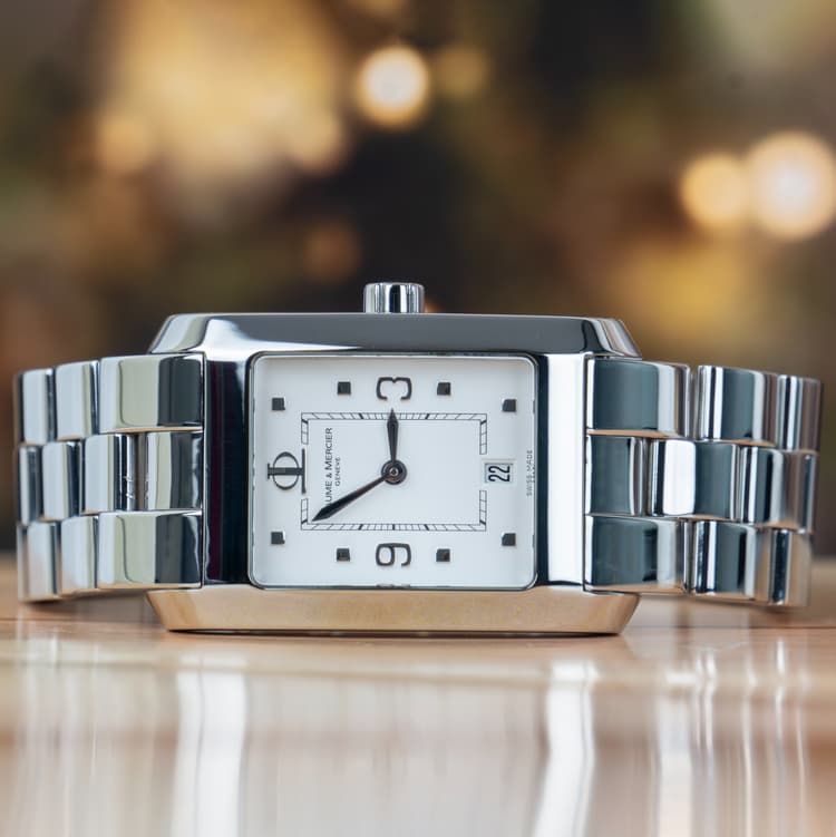 Baume & Mercier Hampton Mens Steel Watch-Hover-Image