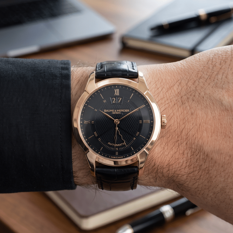 Baume & Mercier William Baume 41 MM Rose Gold Automatic Watch Limited Editions MOA08840-Hover-Image