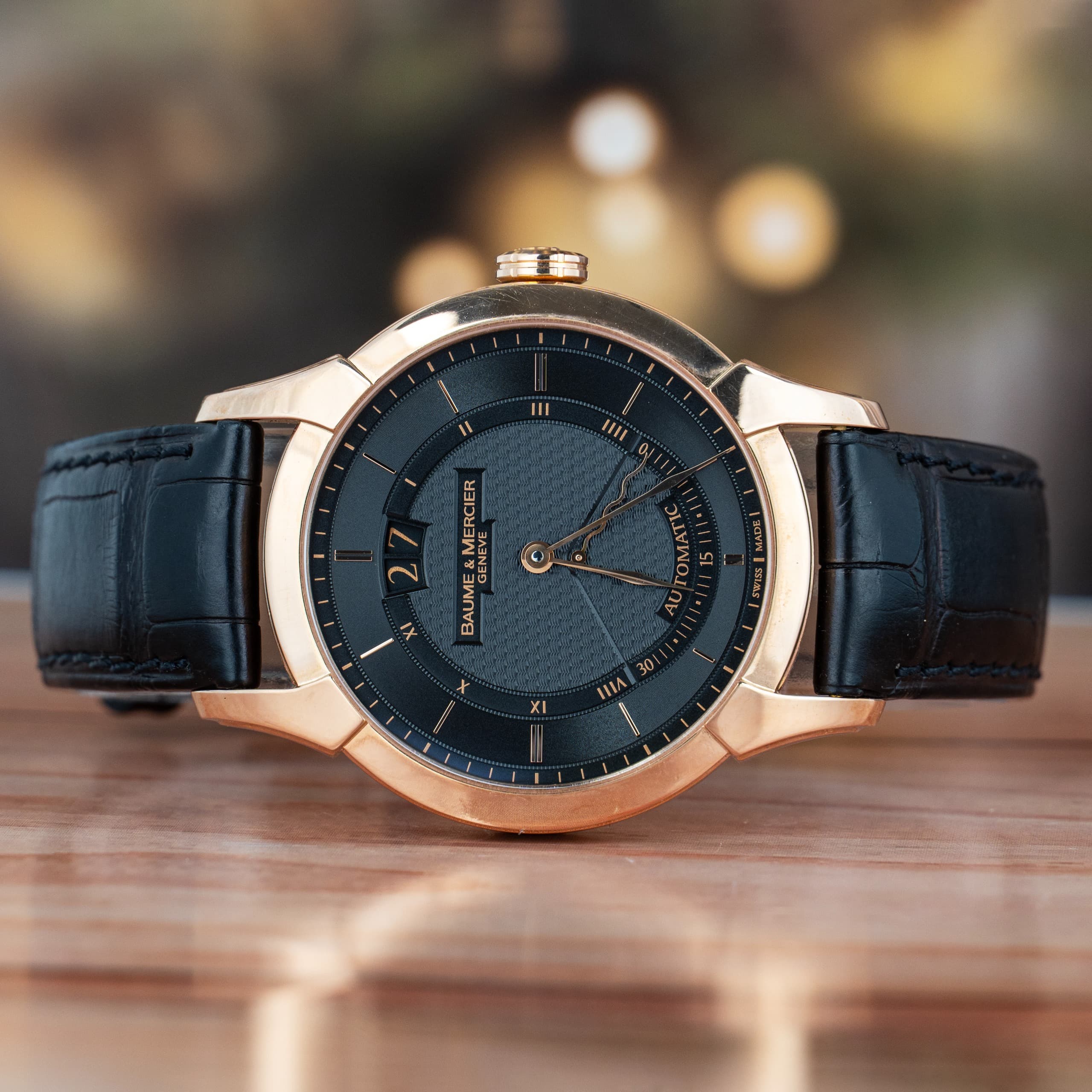 Baume & Mercier William Baume 41 MM Rose Gold Automatic Watch Limited Editions MOA08840