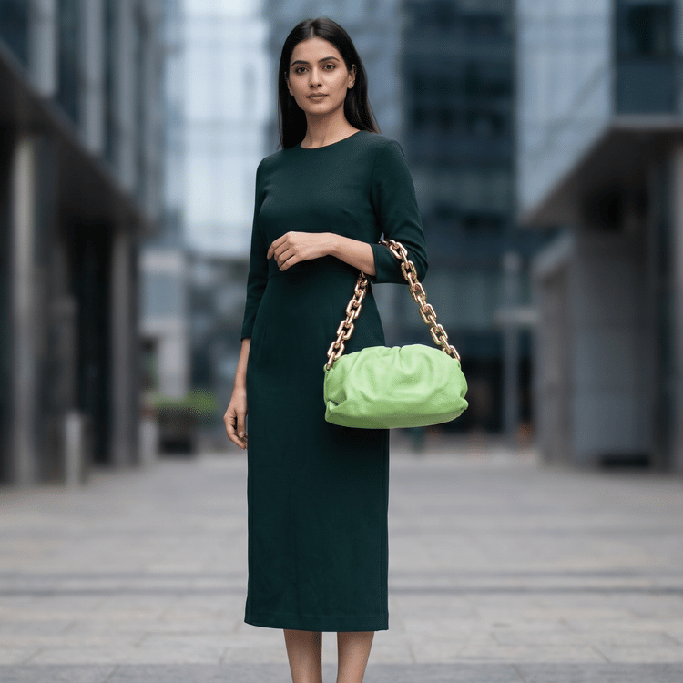 Bottega Veneta The Chain Pouch Leather Shoulder Bag-Hover-Image