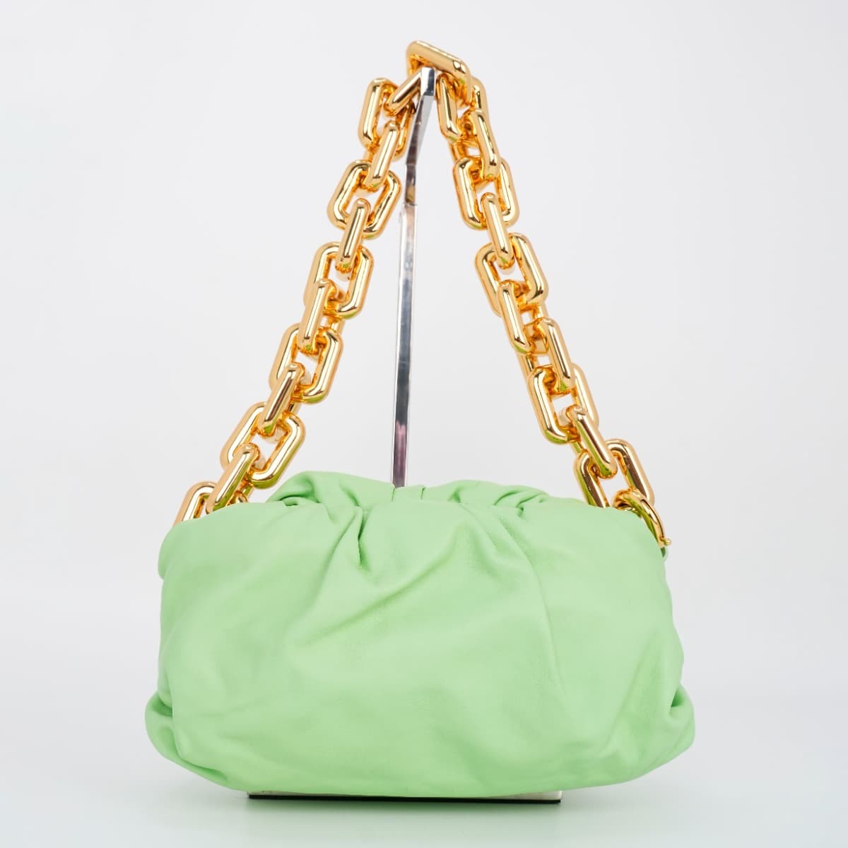 Bottega Veneta The Chain Pouch Leather Shoulder Bag