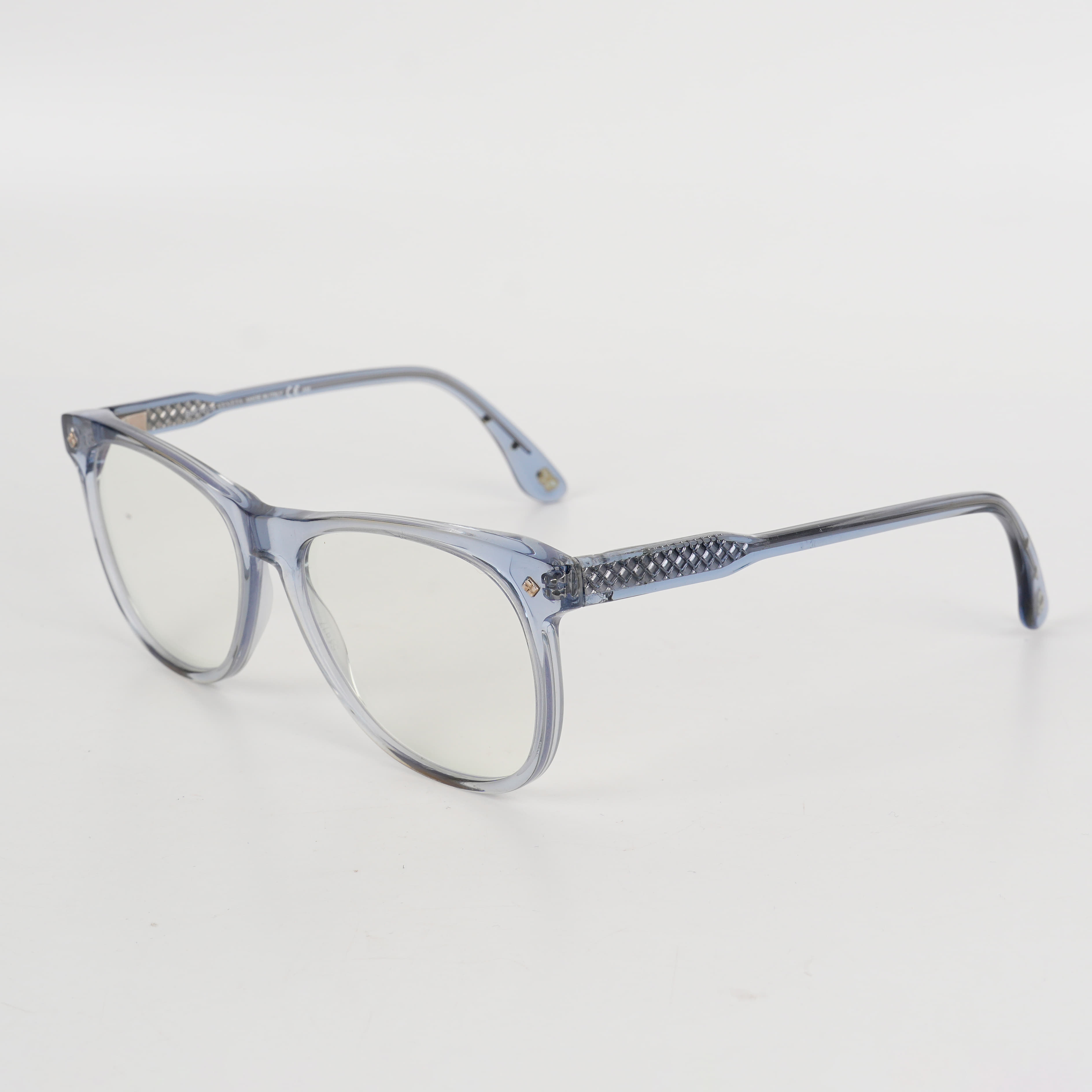 Bottega Veneta Classic Square Eyeglasses In Transparent